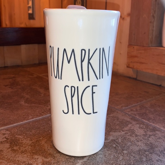 Rae Dunn “Pumpkin Spice” Travel Mug with lid - Picture 1 of 3